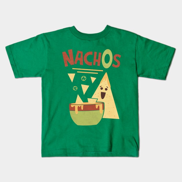 NachOs Kids T-Shirt by HandsOffMyDinosaur